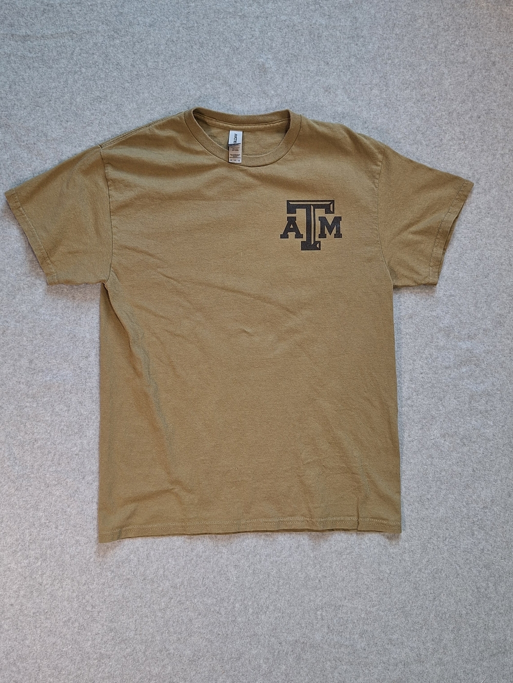 Texas A&M Aggies Classic Logo Short Sleeve T-Shirt - Brown Size L